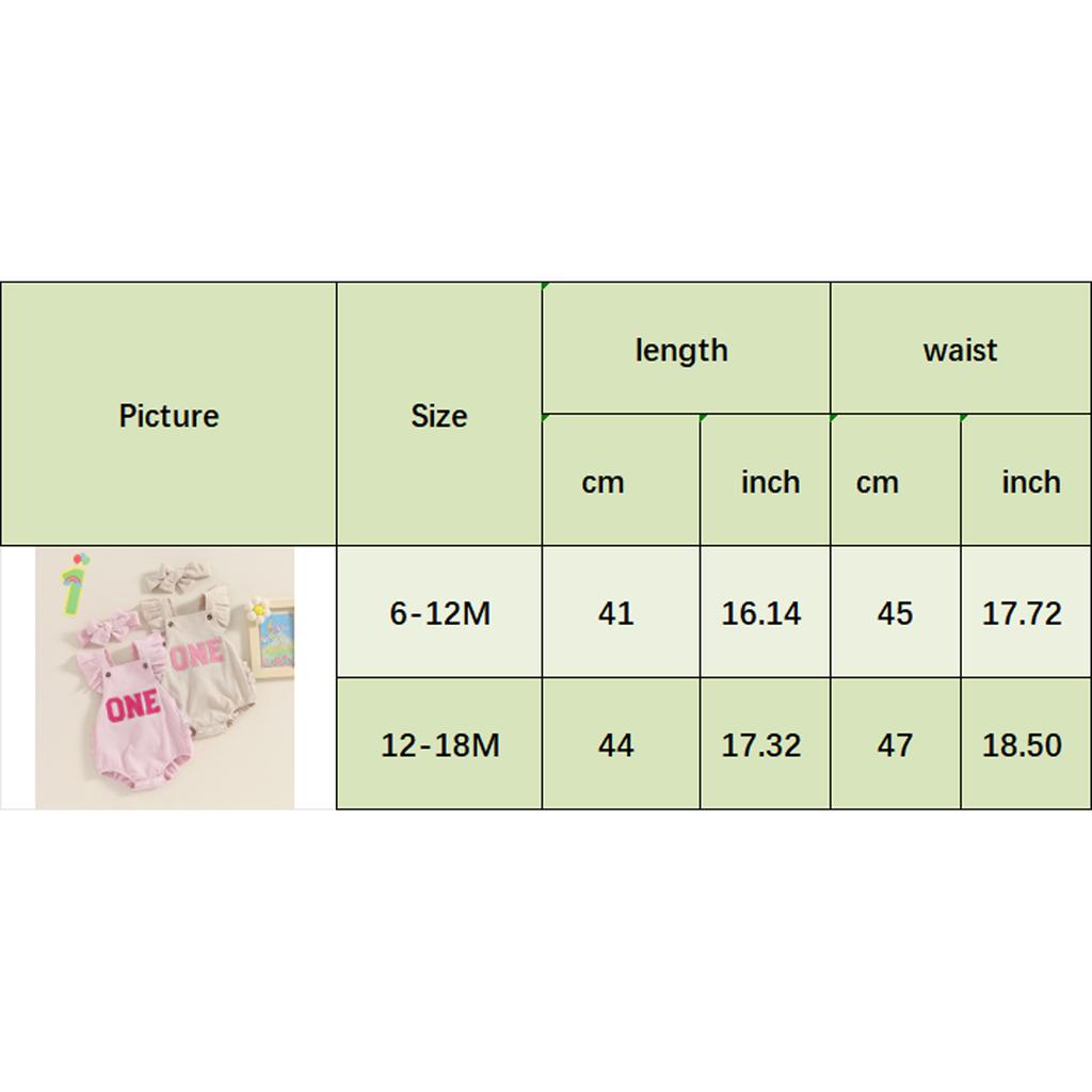 Baby Girl Summer Outfits Ruffle Sleeveless Letter Embroidery Romper with Headband Set Birthday Clothes