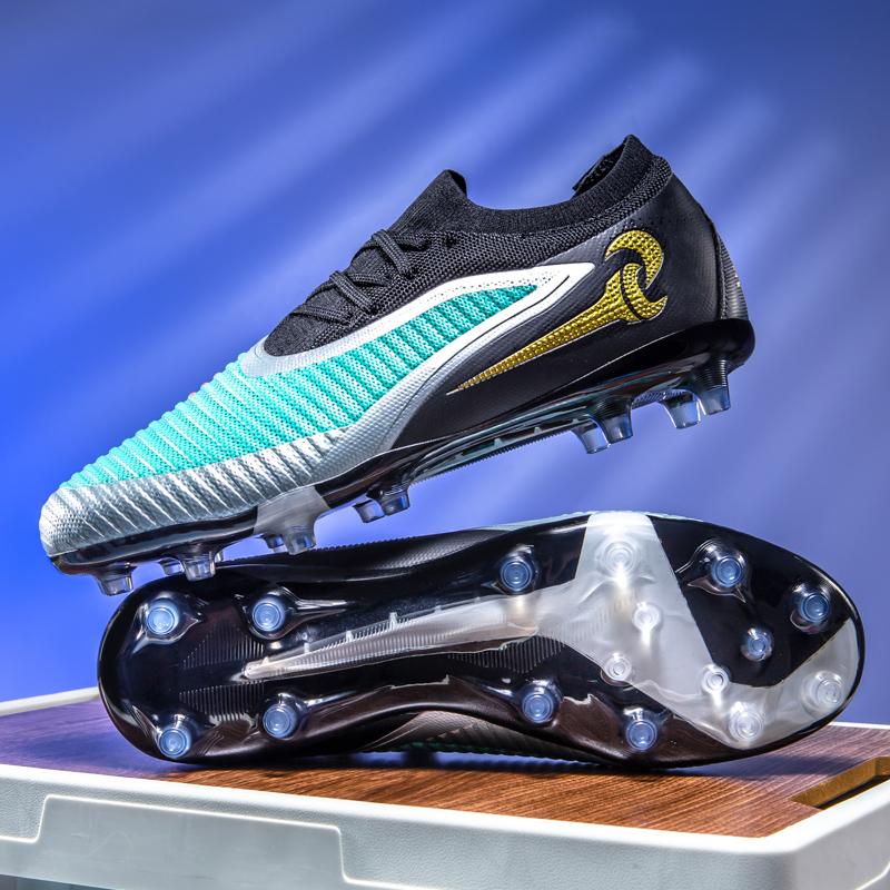 

New Football Boots for Men Adult Non Slip Outdoor Sport Training Soccer Shoes for Cleats Boys Long Spikes Ventilated Match Comfort-Focused 35