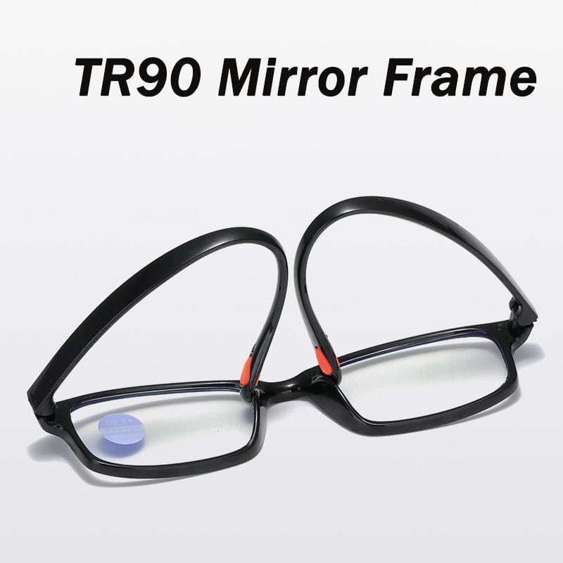 Reading Glasses Men Women Sports Anti-blue Light Reading Eyewear Black Red TR90 Frame Presbyopia Eyeglasses +100 To+400 Glasses