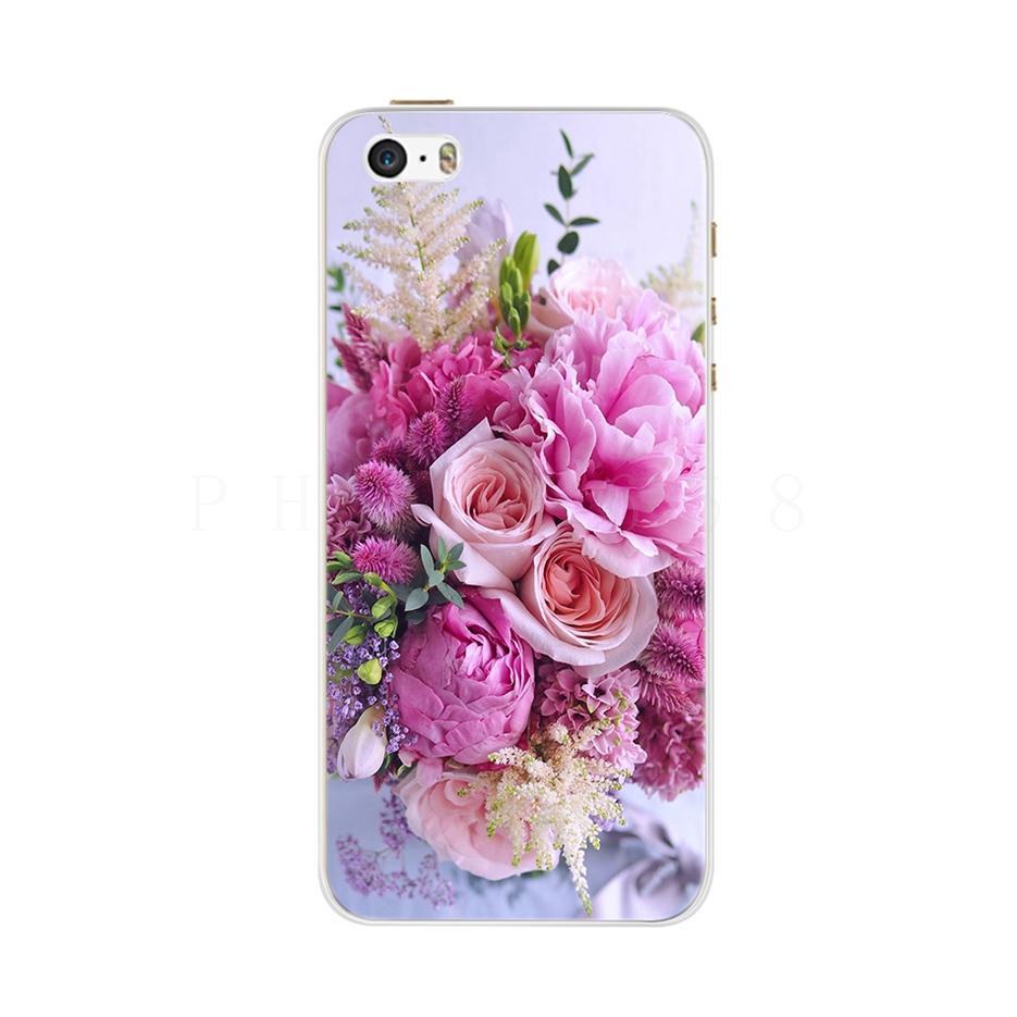 Case For iPhone 5 5S SE Case Silicone Soft TPU Cute Cartoon Pattern Protector Shell For iPhone 6 6S 5 iPhone6S Case Cover Fundas