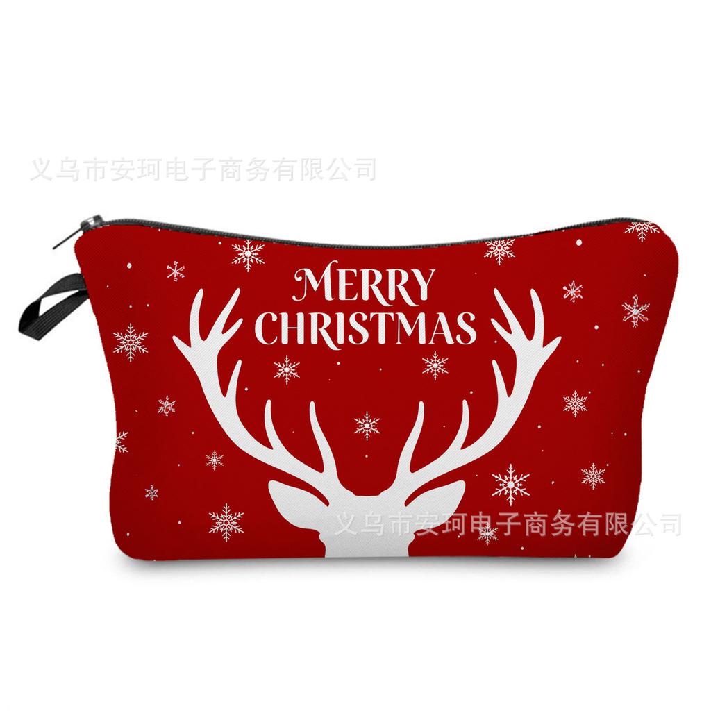 Damen Kosmetiktasche mit Blumenmuster Toilettenartikel Organizer Reiseaufbewahrungskoffer 6665