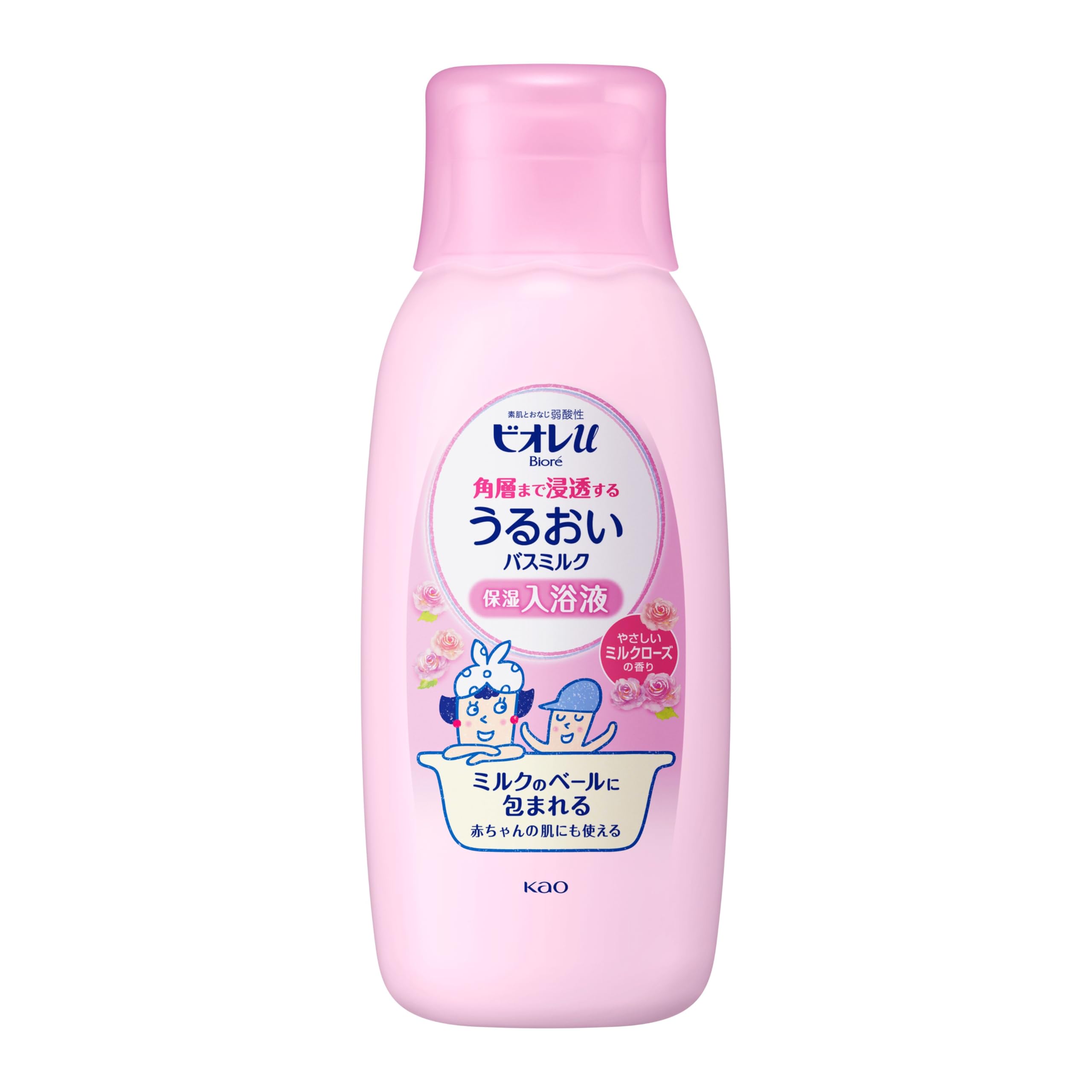 Biore u Deep Penetration Bath Milk Rose 600ml