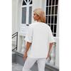 Summer Women's Cardigan, New Solid Color Medium Sleeve Cardigan, Knitted Cardigan Jacket, Air Conditioning Shirt