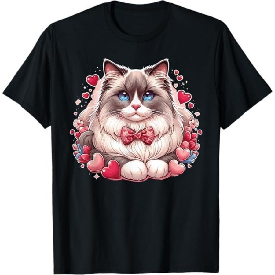 

Ragdoll Cat Lover - Valentine s Day Ragdoll Cat T-Shirt Khan Mens Womens Tank Top Sweatshirt Hoodie Longsleeve 437 Black XXXXXL різнокольоровий