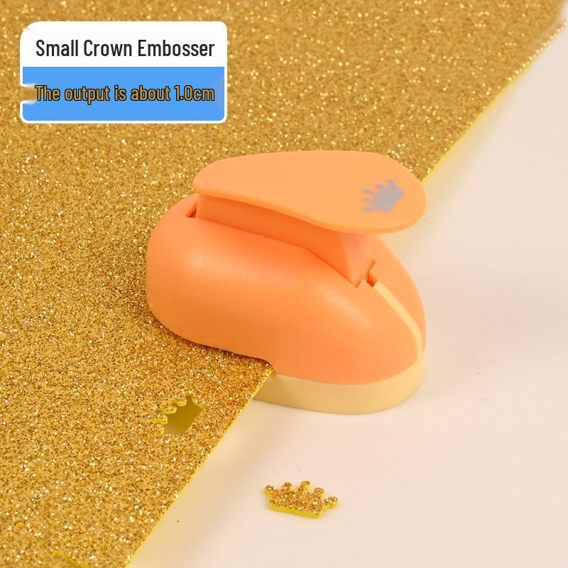 Children's DIY Embossing Machine: Easy Large Flower Punch for Kindergarten Craft and Paper-Cutting Projects