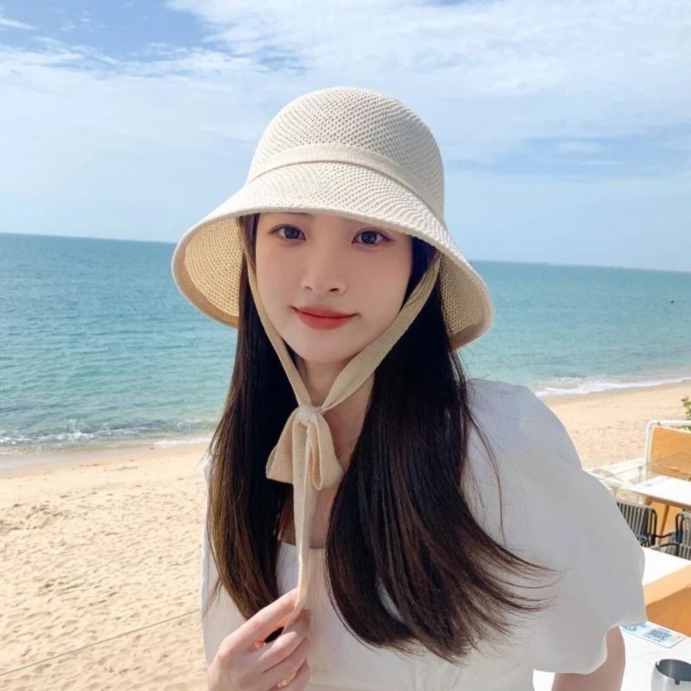 Adjustable Straw Hat Breathable Fisherman Cap Fashion Sun Hat  Outdoors