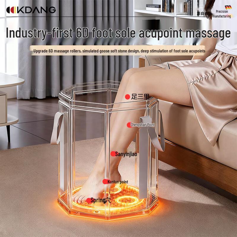 Foldable Over-Knee Heated Foot Spa Massager