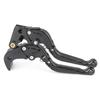 Mallofusa Motorcycle Brake Clutch Lever Set Adjuster Folding Telescopic 6 Level Adjustment Genuine Replacement