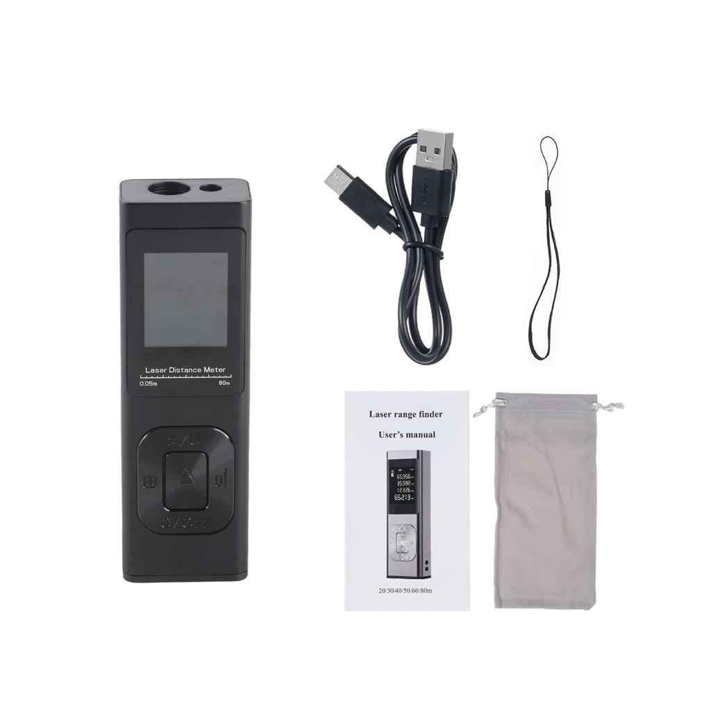 Entfernungsmesser, hochpräziser tragbarer Entfernungsmesser, pythagoräischer Entfernungsmesser, Flächenmesser, Volumenmesser, Maximum/Minimum