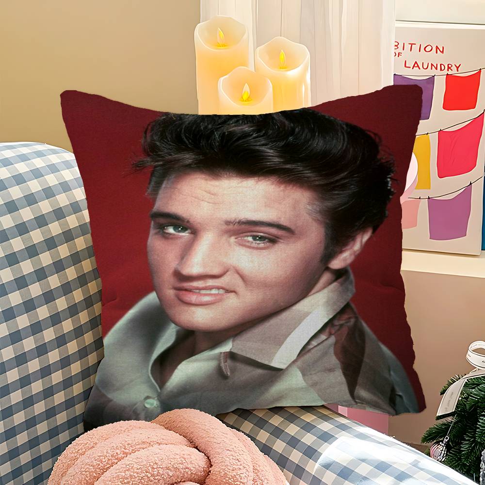 Housse de coussin Elvis Presley Pouces Décoration Ferme Housses de coussin décoratives pour canapé