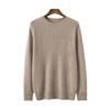 Men's Thickened Cashmere Sweater: Autumn/Winter Round Neck, Musical Note Design, Business Casual
