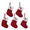 High Quality Multi Style Custom Color Mini Christmas Stockings Knitting Material Custom Size Christmas Tree Decorative Gift Bags