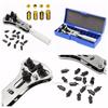 Adjustable Watchmaker Repair Tools Screw Back Remover Wrench Watch Back Case Cover Holder Opener Three Jaw Open Cover Tool