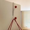 Over-The-Door Iron Hook Rack Easy Install,Heavy-Duty Metal Hooks For Coats,Hats Perfect For Bedroom, Kitchen & Bathroom Storage