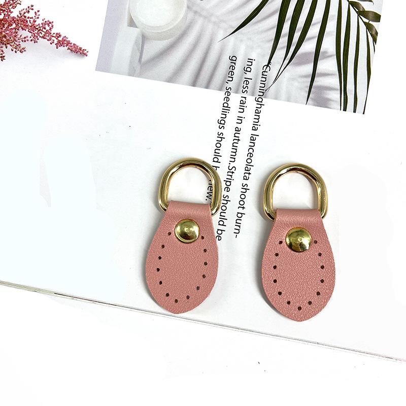 5 Pair Multi-color DIY Luggage Accessories Leather Hand-stitched Buckle Pair Strap Accessories Buckle