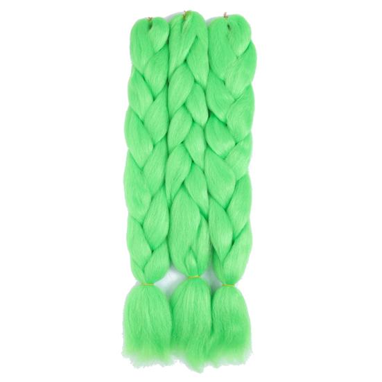 Glowing Braid Anti-slip Role Play Prop High Temperature Silk Lightweight Flashing Light Hair Extensions Dirty for Club
