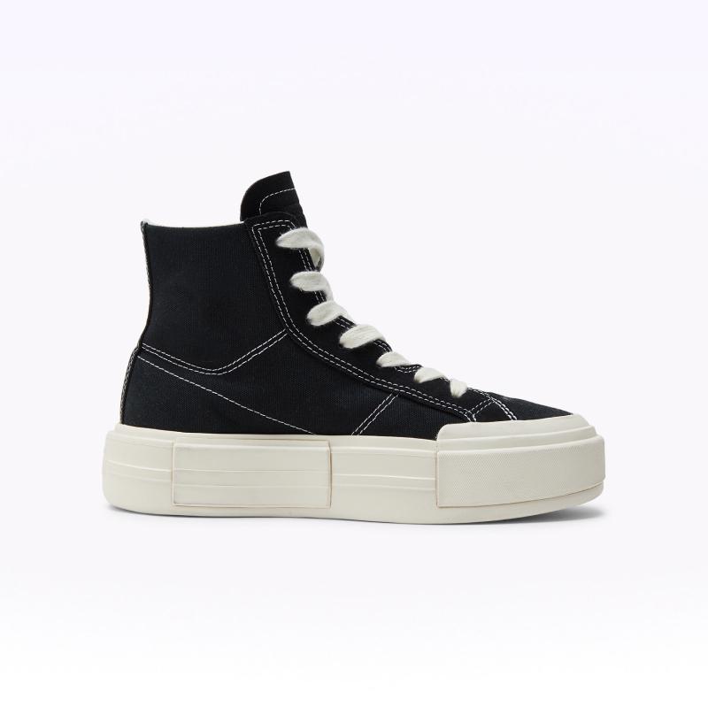 

Мода AJGS Новые весенние и осенние высокие женские спортивные туфли на толстой подошве со шнуровкой повседневные парусиновые спортивные туфли для пар Zapatillas Mujer 42 чёрный