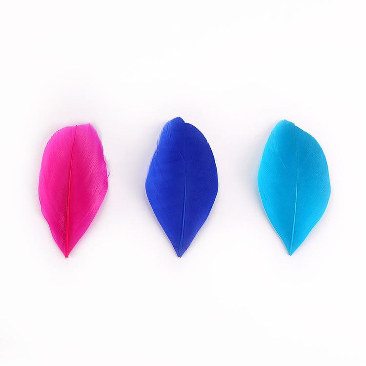 50Pcs5-8Cm Colored Goose Feather Floating Head Diy Jewelry Accessories Feather Goose Feather Craft Decorative Material
