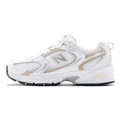 NB 530 Fabric Synthetic Leather Retro Lightweight Casual Sports Shock Absorption Wear-Resistant Balance Mid-Top Dad Shoes MR530RD-D