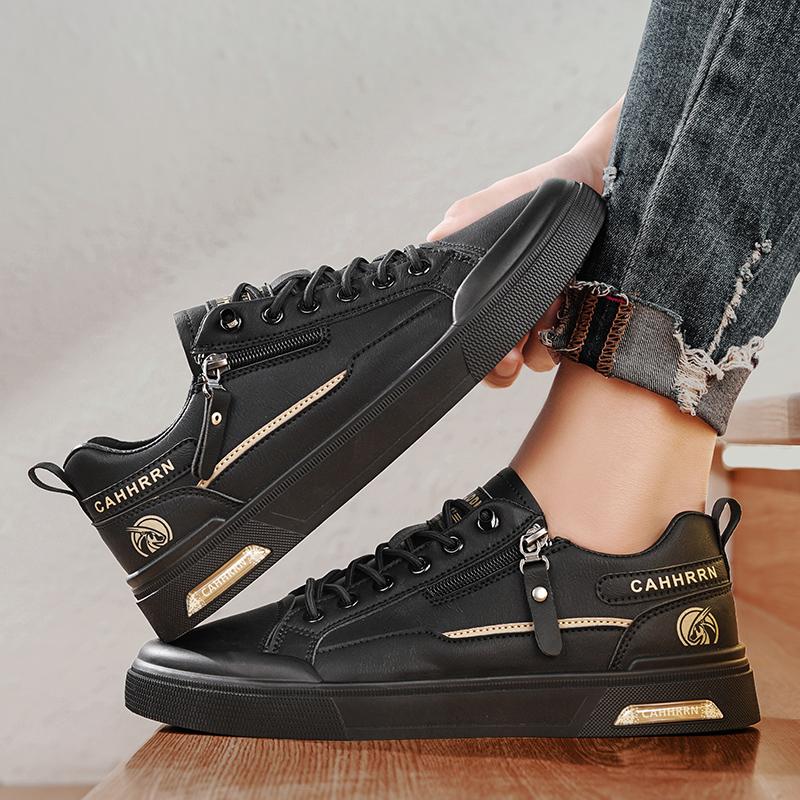 CYYTL Herrenschuhe Skateboard-Sneakers Casual Tennis Outdoor Leder Wandern Sport Laufen Plateau Slipper Designer Luxus Sommer