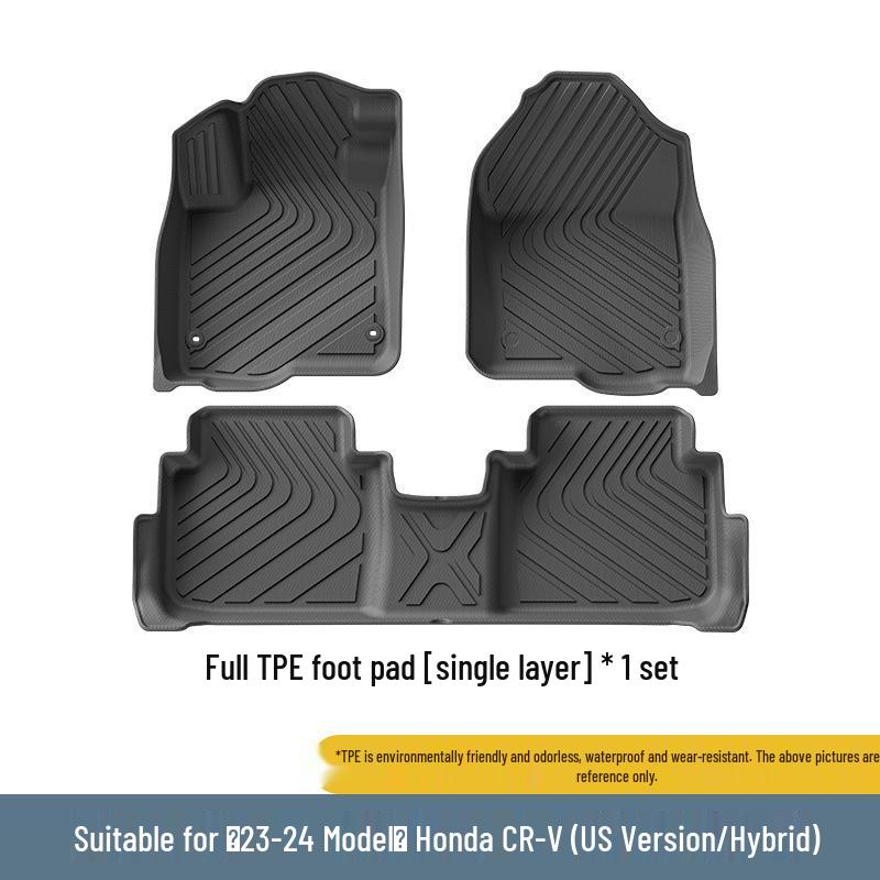 All-Weather TPE Floor, Seat Back, and Trunk Mats for 2018-2025 Honda CR-V