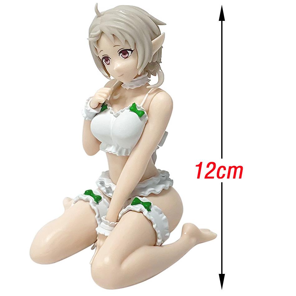 Anime 12cm Sylphiette lencería Figura Mushoku Tensei Reencarnación sin Trabajo Eris Boreas Greyrat/Roxy Modelo de Acción Muñeca Regalo