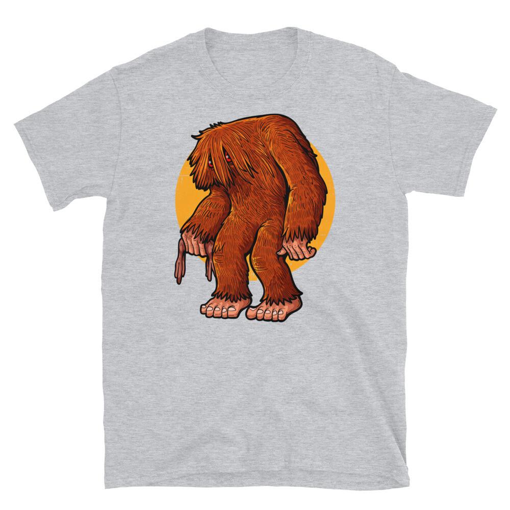 Momo the Monster Louisiana Missouri Cryptozoology Short-Sleeve Unisex T-Shirt XXXL