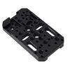 Camera Cheese Plate Aluminum Multipurpose Switching Plate Camera Easy Plate with 1 4 3 8 Inch Threads Cold Shoe Mount
