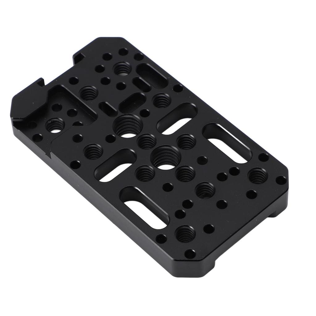 Camera Cheese Plate Aluminum Multipurpose Switching Plate Camera Easy Plate with 1 4 3 8 Inch Threads Cold Shoe Mount