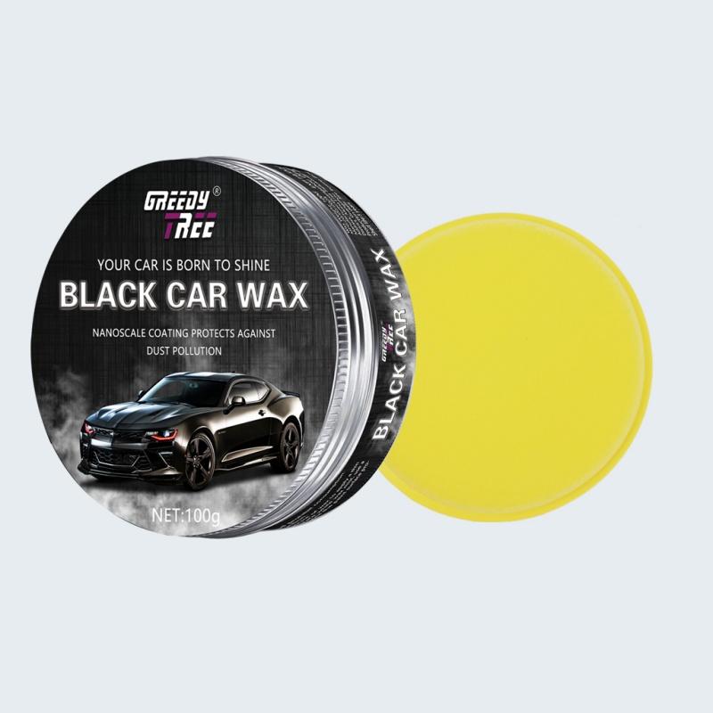 

Black automotive polishing wax, gloss enhancer, coating maintenance wax, improved brightness and gloss protection coating 100ml