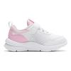 Li Ning Comfortable Simple Shock Absorbing Wear Resistant Low Top Casual Shoes Kids sneakers White Pink YKNU080-2
