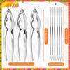 Promotion! Seafood Crackers Tools Nutcrackers Set, Crab Nut Lobster Opener Shellfish Lobster Leg Sheller Kitchen Kits 9 Pack