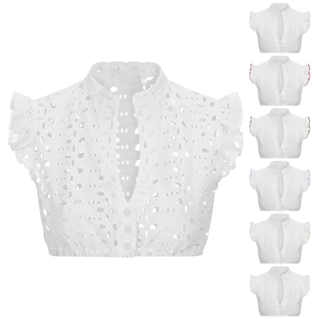 Ladies Elegant Classic Beer Festival Regular Bottoming Stitching Small Shirt Top