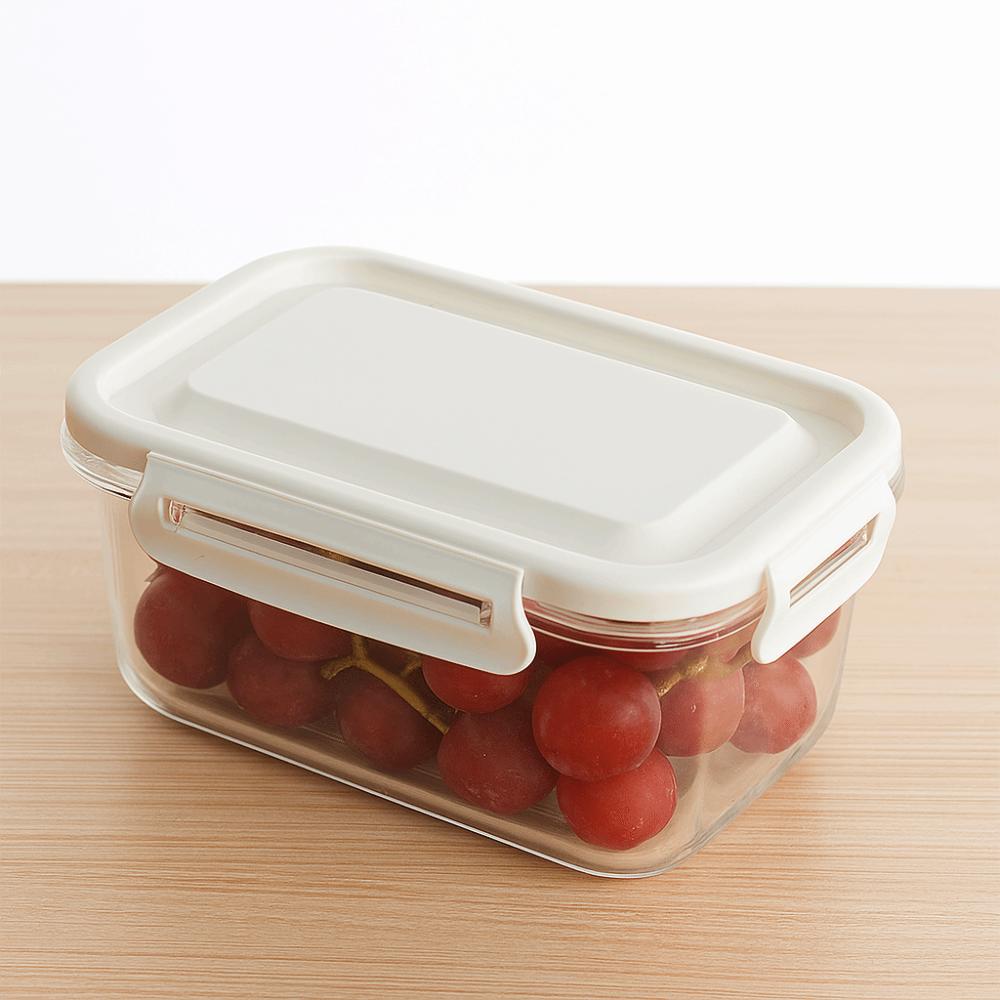 6pcs Prevent Odor Transfer Fresh-keeping Box Transaparent Food Container Refrigerator