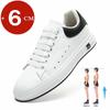 Casual Lift Sneakers Men Elevator Shoes Height Increase Insole 6cm White Black Taller Shoes Men Sports Plus Size 37-46