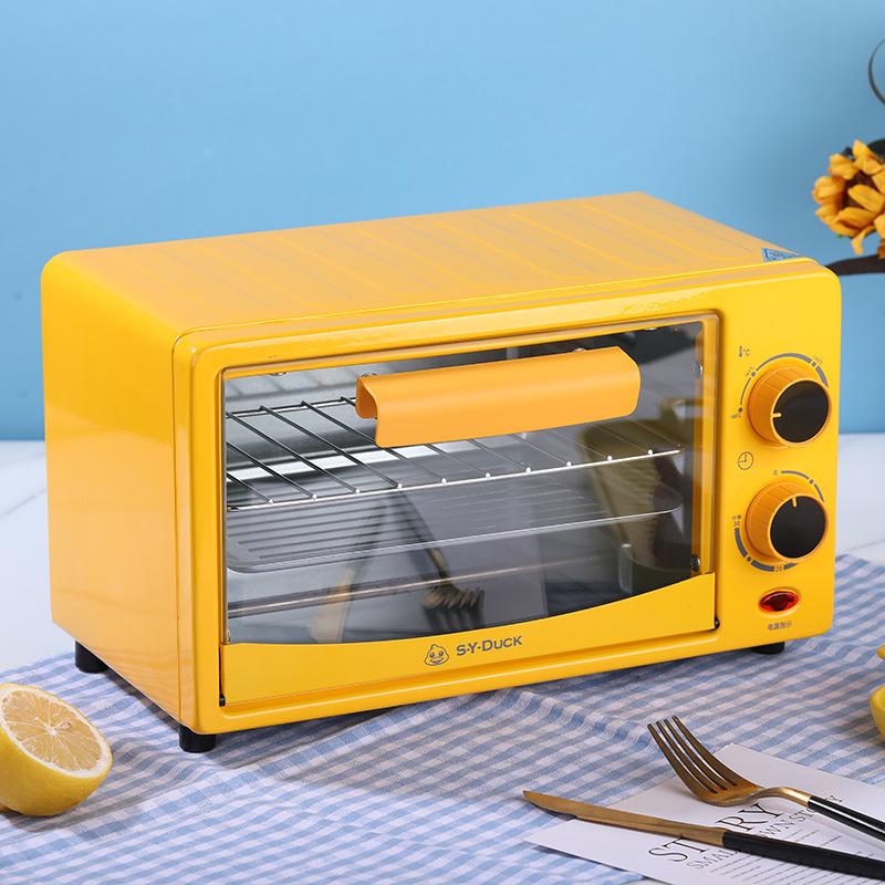 12L Little Tyrant Yellow Duck Electric Vertical Oven with Timer - Large Capacity, Ideal for Gifts and Exhibitions