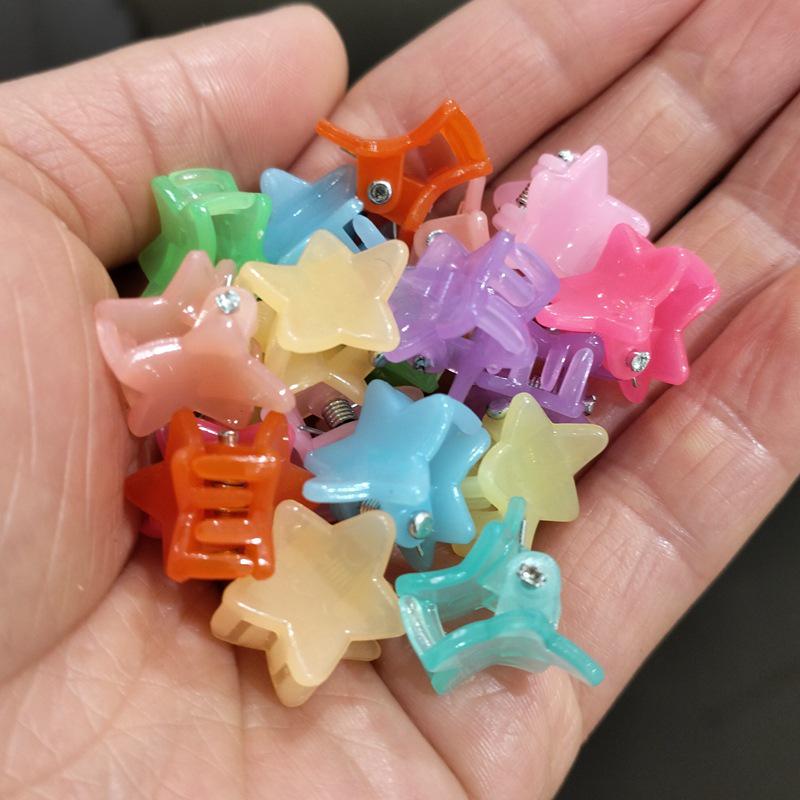 Set Mini Mollette per Bambini: Clip Margherita, Coniglio, Stella, Fiore di Prugno