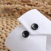 Simple Wrist Cuffs Detachable Wristband Elegant Black Buttons Shirt False Simple Cuffs for Sweater