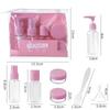 Women's Portable Travel Cosmetics Refill Set: Airplane-Friendly Lotion & Cream Sprays