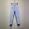 Pantaloni a matita in denim elasticizzato da donna Primavera Estate Skinny Stampa Diamante Jeans Skinny Pantaloni Casual Femminili