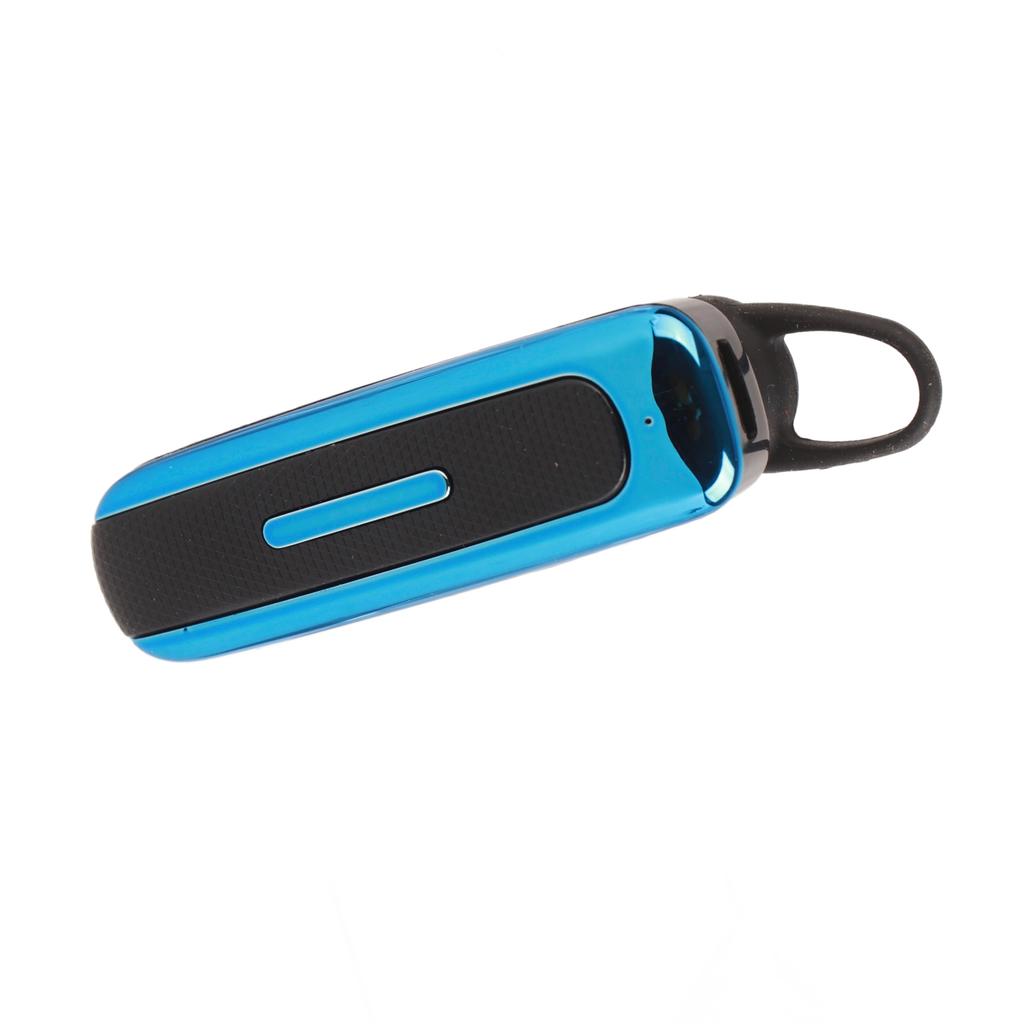 Bluetooth Wireless in Ear Earphone Single Ear Hanging Business Earbuds for DrivingBlack Blue