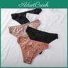Lowwaist Seamless Women Underpants Floral Lace Trim Silky Stretchable Panties Daily Wear Honeymoon Wedding Night Thong