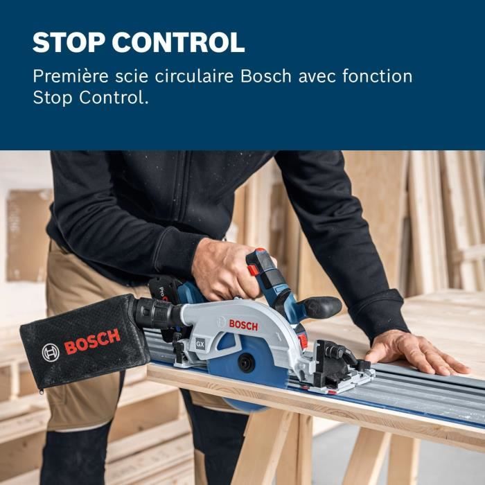 Scie circulaire - Bosch - GKS 18V-57-2 GX - Sans fil - 18V - Profondeur de coupe 57mm