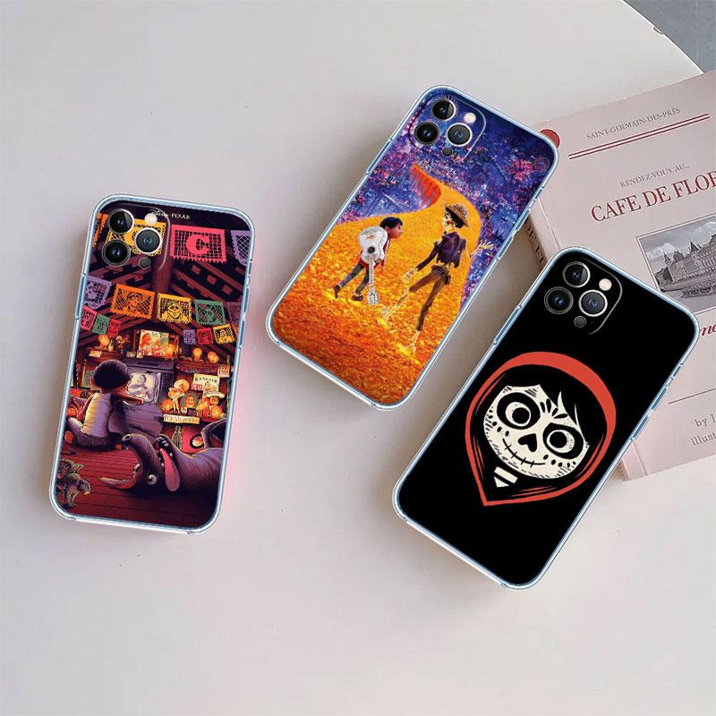 Disney Coco Transparent Phone Case for Motorola Moto Edge 20 30 40 50 S30 Fusion Ultra Pro Neo Lite