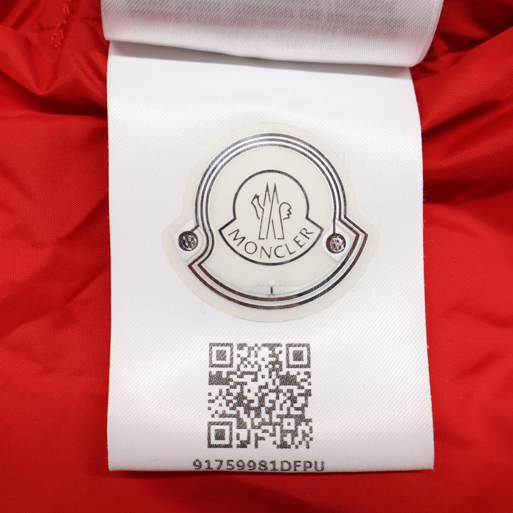 Moncler [/Domestic Regular] MONTCLA Monkura Inside Logo Embroidered Line Hooded Down Jacket 6 RedUsed