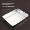 Sikezhuo Stainless Steel Deep Storage & Serving Trays (2-Pack)