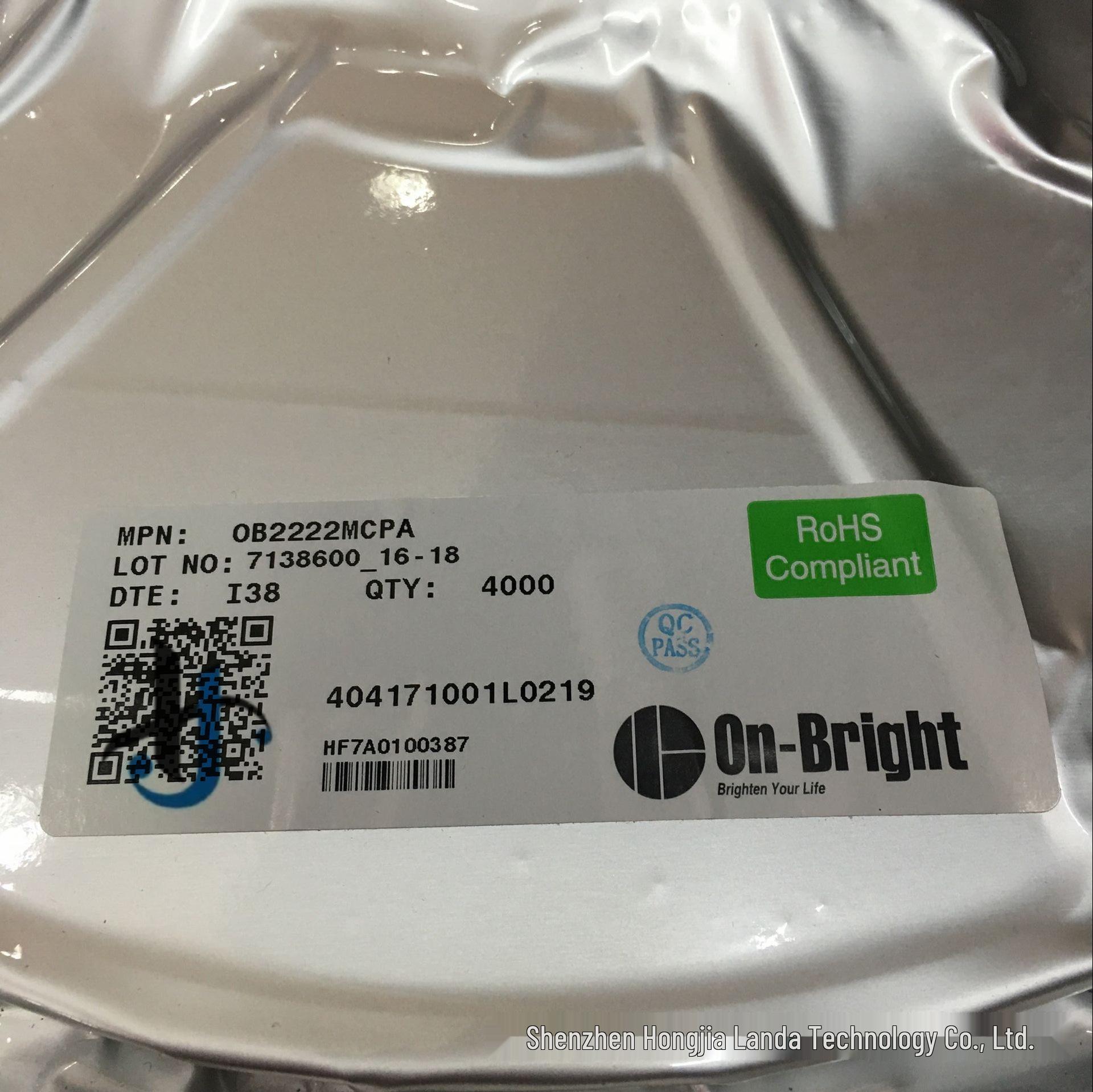 

OB2222MCP SOP8 Original Shanghai On-Bright IC Chip
