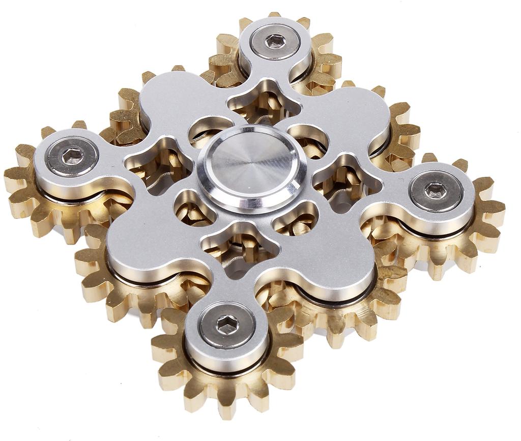 Toy God Hand Spinner Gear Spinner Fidget Toy EDC ADHD Stress Relief Time Killer Brain Training