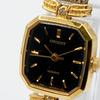 Used 487 ORIENT Orient Ladies Watch Octagon Quartz Battery Replaced Gold