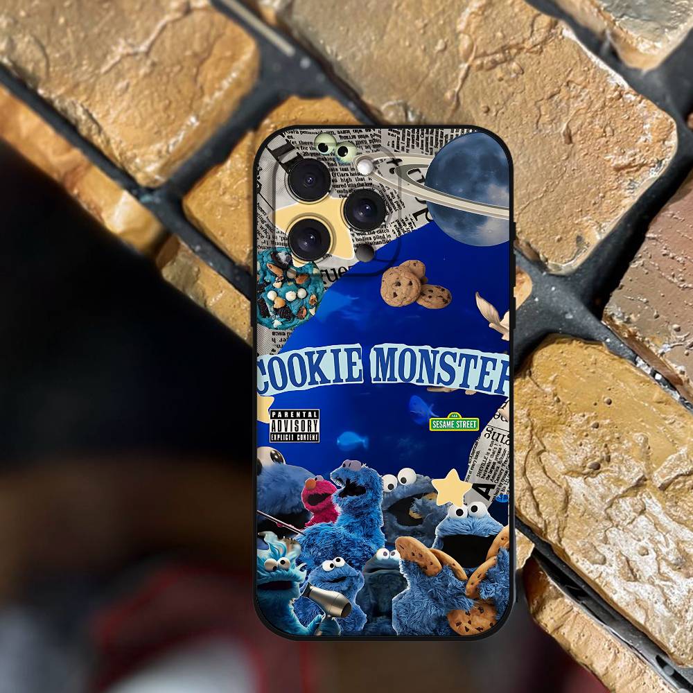 Cookies Monster Phone Case For IPhone 17/16/15/13/14 Pro Max/ 11Plus/X/Xr/Xs Max/12mini